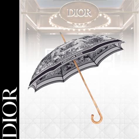 walk in Dior umbrella